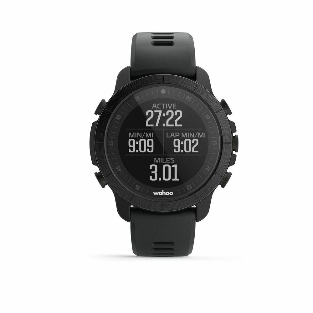 Wahoo ELEMNT Rival Smart Multisport Watch w/ GPS Stealth Grey‎ NEW